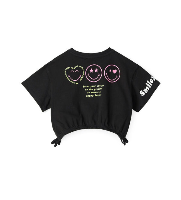 Active girl short smiley t-shirt – Image 8