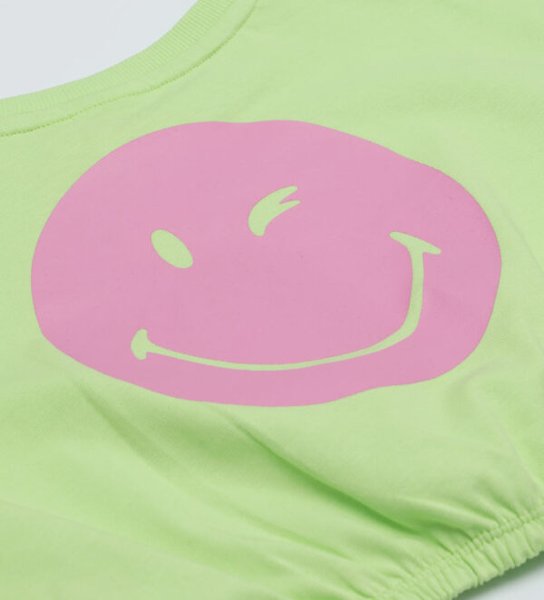 Active girl short smiley t-shirt – Image 18