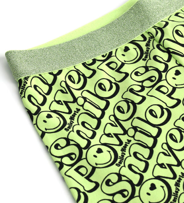 Active girl smiley leggings in cotton – Image 9