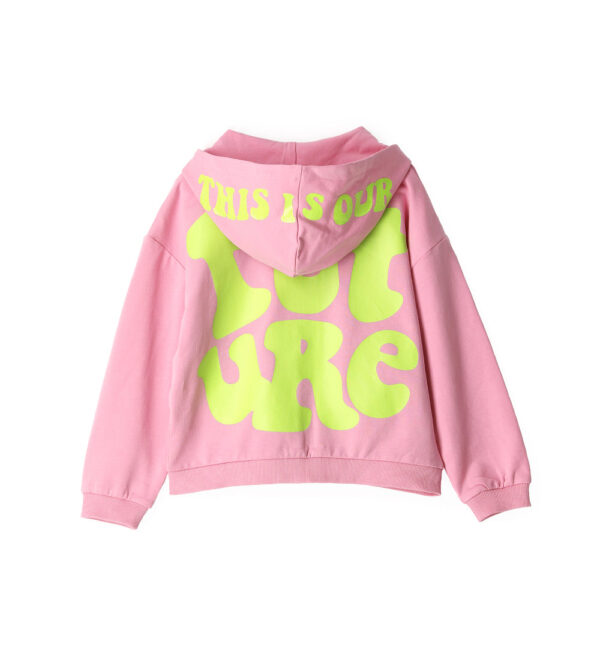 Active Girl Smiley Sweatshirt With Hood – Image 6