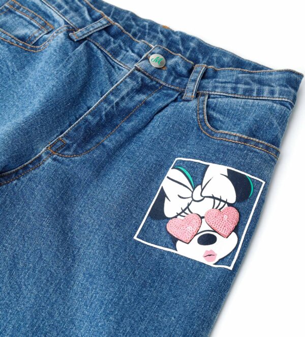 Miss couture girl disney flared jeans – Image 2