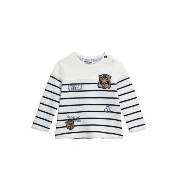 Vip Club Baby boy Striped T-Shirt – Image 9