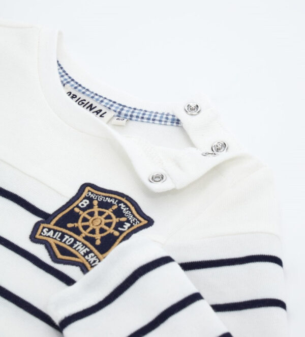 Vip Club Baby boy Striped T-Shirt – Image 10