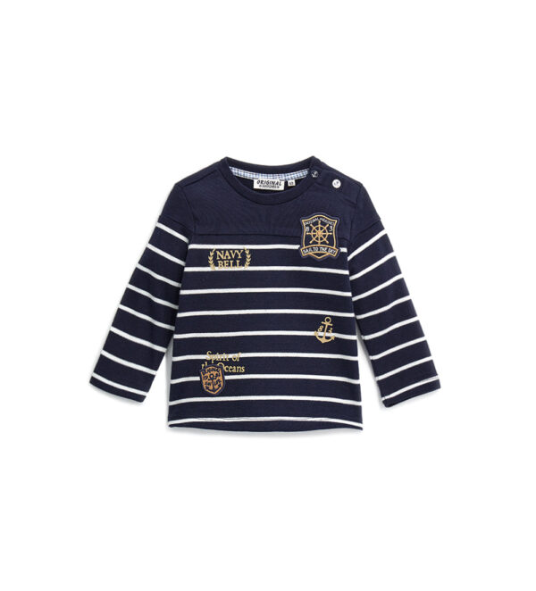 Vip Club Baby boy Striped T-Shirt