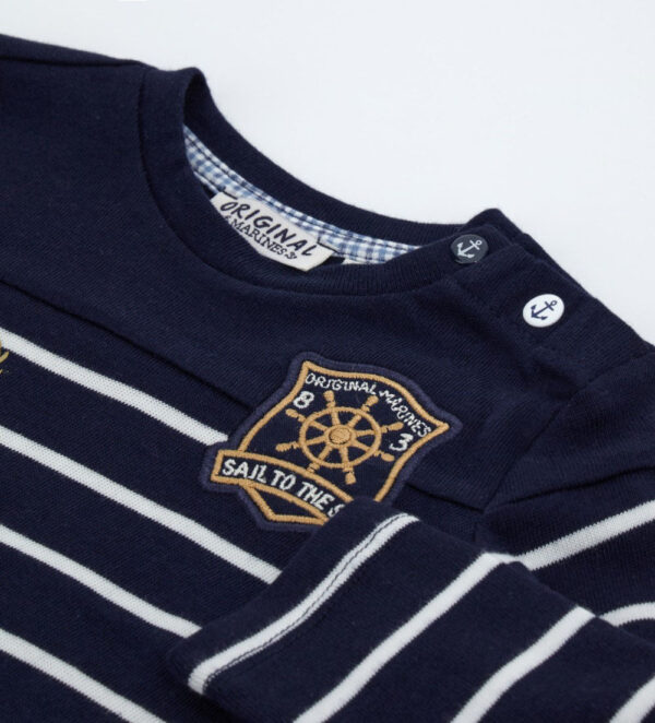 Vip Club Baby boy Striped T-Shirt – Image 5
