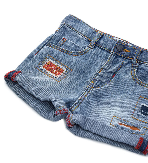 Bahia Match Baby boy Denim Bermuda Shorts