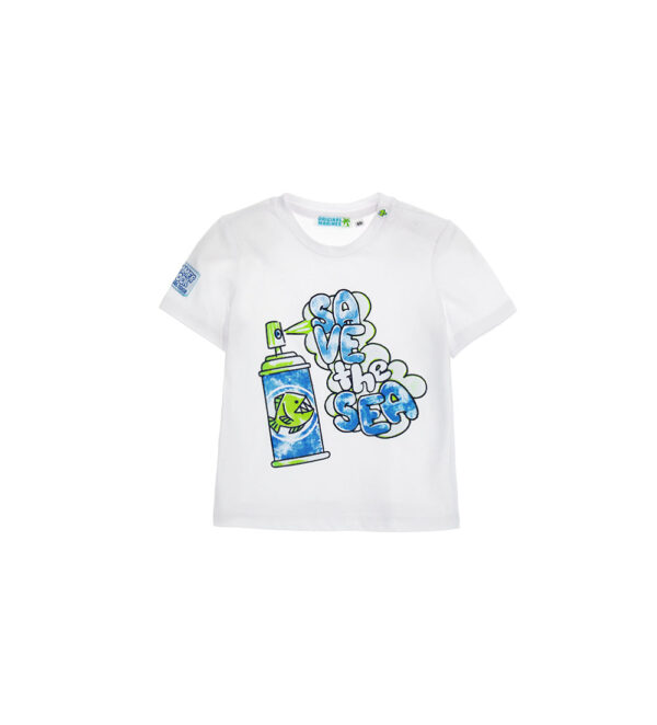Shark shock baby boy short sleeve t-shirt 17