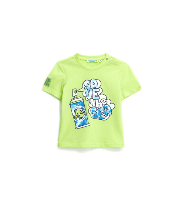 Shark shock baby boy short sleeve t-shirt 17 – Image 4