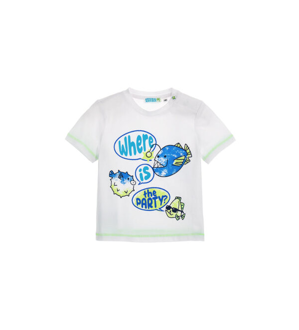 Shark shock baby boy short sleeve t-shirt 33
