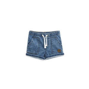 Shark shock baby boy denim sweatshirt bermuda