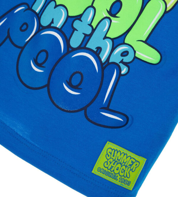 Shark shock baby boy cotton tank top 1 – Image 3