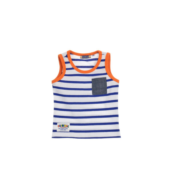 Crazy jungle  baby boy striped tank top