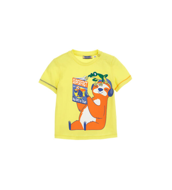 Crazy jungle  baby boy short sleeve t-shirt 18