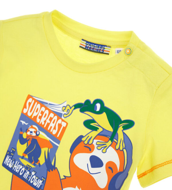 Crazy jungle  baby boy short sleeve t-shirt 18 – Image 2