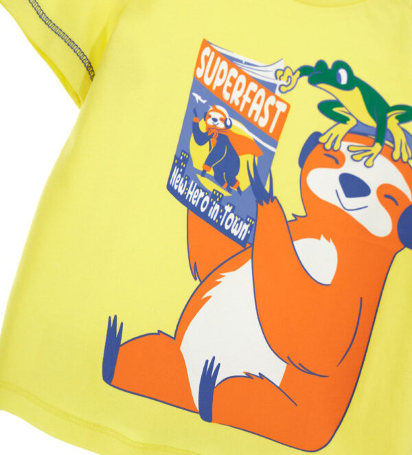 Crazy jungle  baby boy short sleeve t-shirt 18 – Image 3