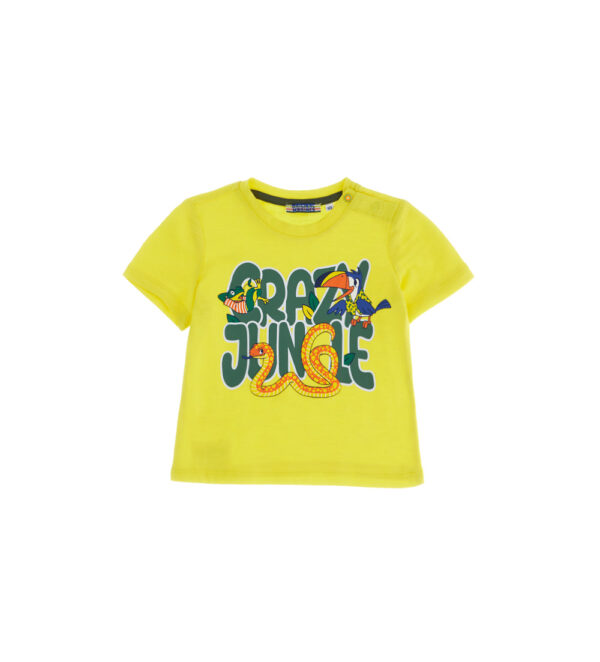Crazy jungle  baby boy short sleeve t-shirt 28 – Image 5
