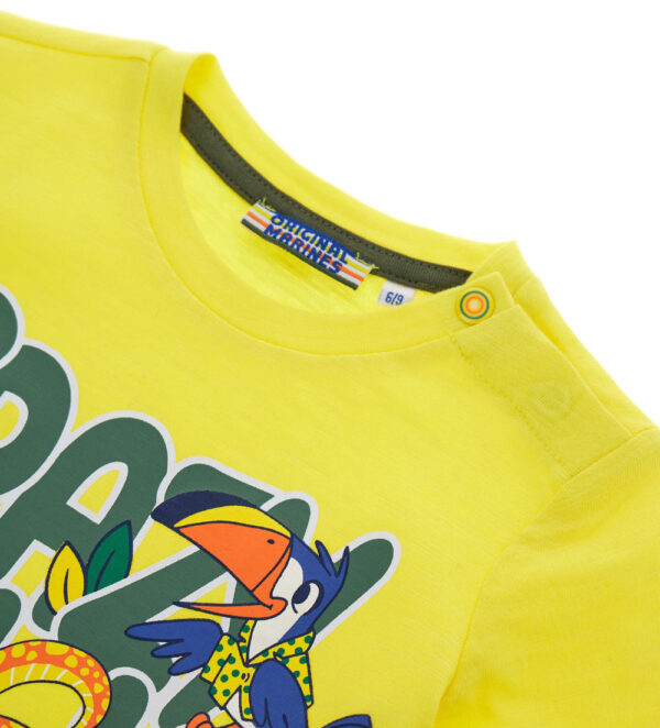 Crazy jungle  baby boy short sleeve t-shirt 28 – Image 6