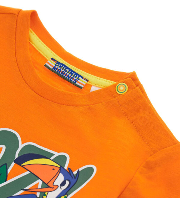 Crazy jungle  baby boy short sleeve t-shirt 28 – Image 2