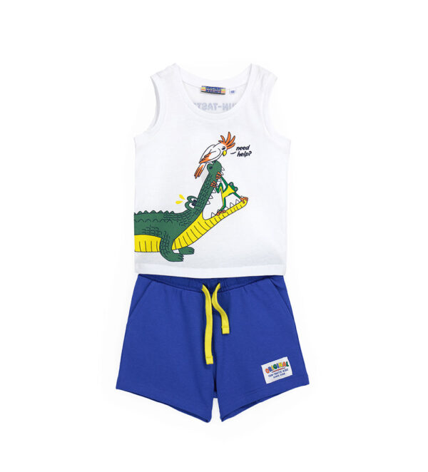 Crazy jungle  baby boy 2-piece set in cotton 2 – Image 4