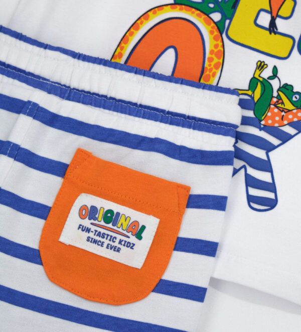 Crazy jungle  baby boy 2-piece set in cotton 3 – Image 2