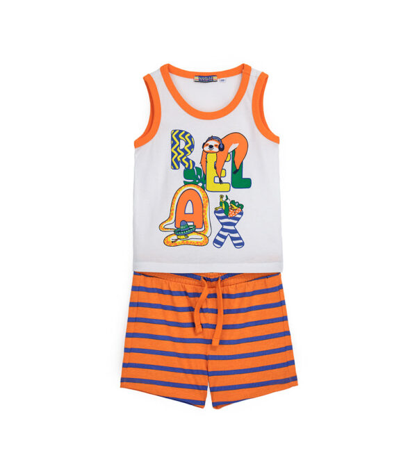 Crazy jungle  baby boy 2-piece set in cotton 3 – Image 4