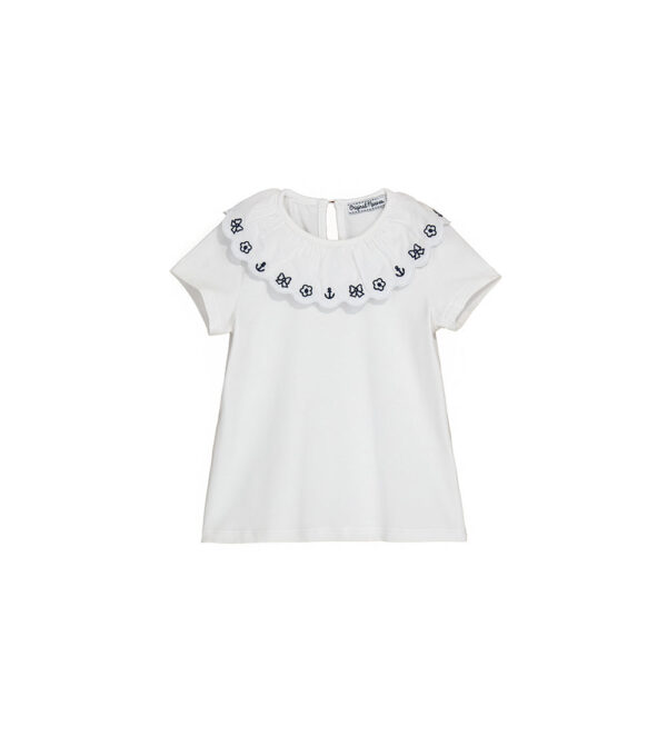 Royal sailor baby girl short sleeve t-shirt 3