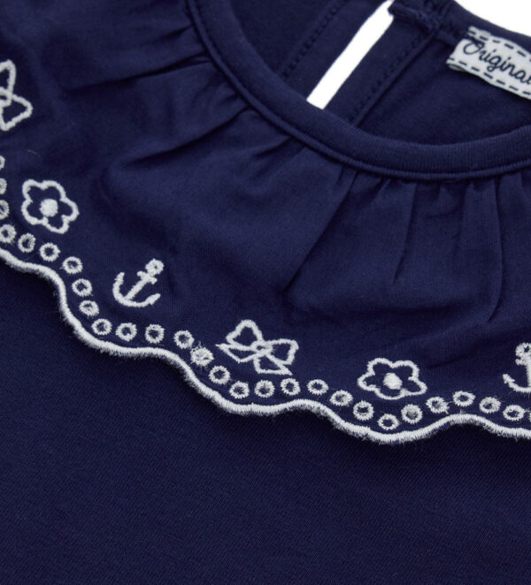 Royal sailor baby girl short sleeve t-shirt 3 – Image 7