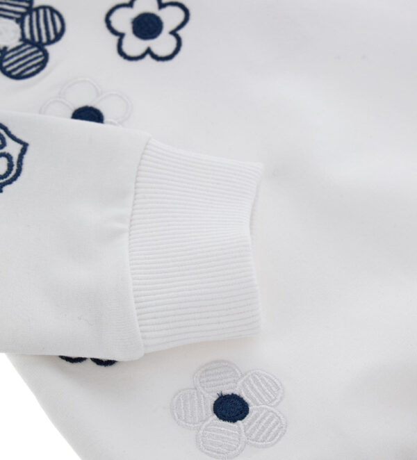 Royal sailor baby girl cotton sweatshirt 3 – Image 3