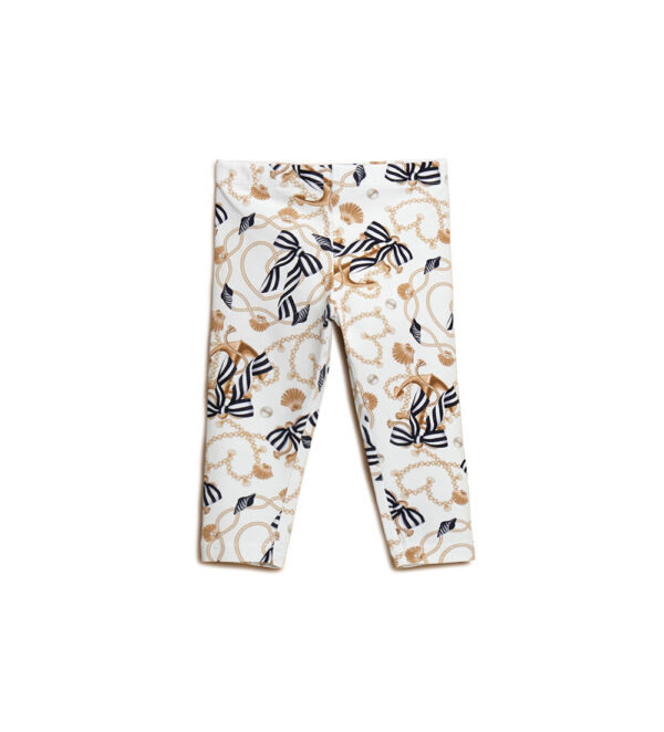 Royal sailor baby girl cotton leggings 6 – Image 3