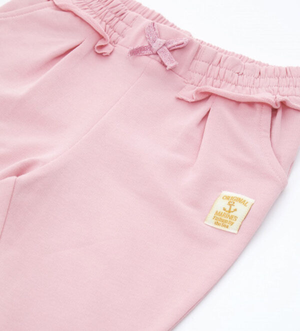 Basico Continuativo Baby girl Trousers With Ruffles – Image 3
