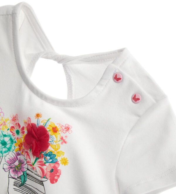 Colorfully baby girl short sleeve t-shirt 19 – Image 8