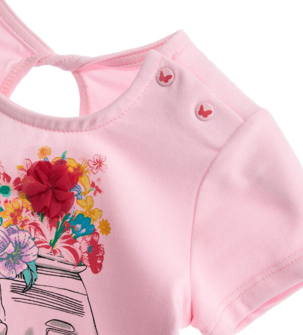 Colorfully baby girl short sleeve t-shirt 19 – Image 3