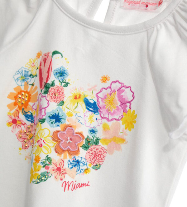 Colorfully baby girl short sleeve t-shirt 34 – Image 3