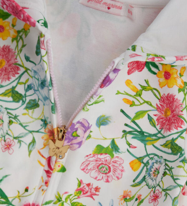 Colorfully baby girl sweatshirt with print – Image 4