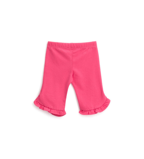 Colorfully baby girl leggings with ruffles – Image 2