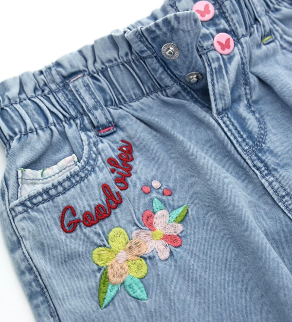 Colorfully baby girl denim jeans – Image 5