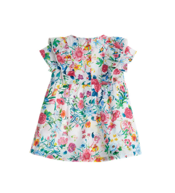 Colorfully baby girl dress with ruffles 2 – Image 2