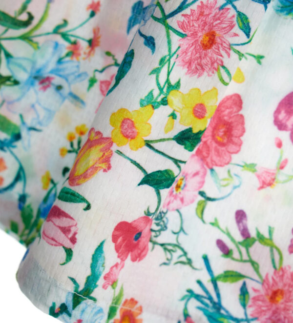 Colorfully baby girl dress with ruffles 2 – Image 4