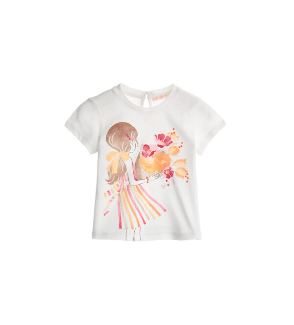 Peach sunrise baby girl t-shirt 10