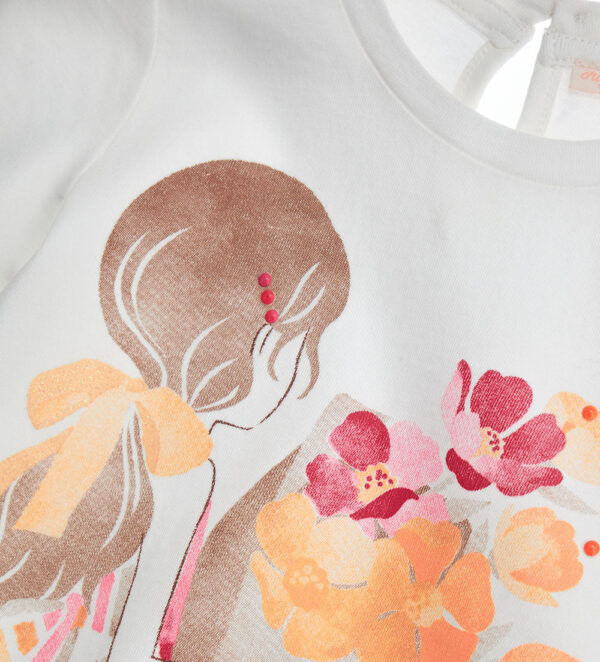 Peach sunrise baby girl t-shirt 10 – Image 3