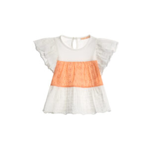 Peach Sunrise Baby girl Short Sleeve T-Shirt