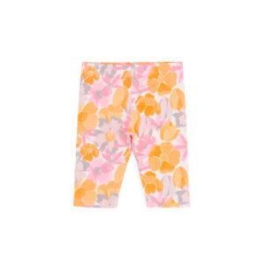 Peach sunrise baby girl cotton leggings 7
