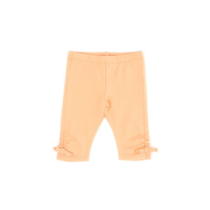 Peach sunrise baby girl cotton leggings 10