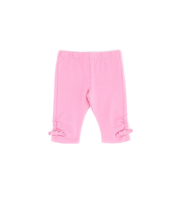 Peach sunrise baby girl cotton leggings 10 – Image 4