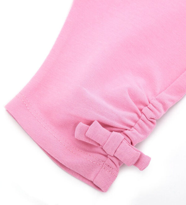 Peach sunrise baby girl cotton leggings 10 – Image 6