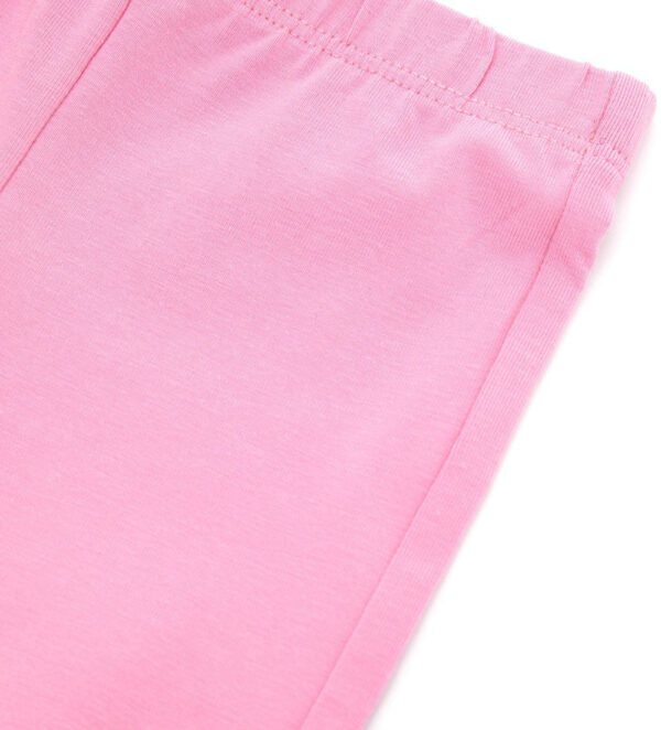 Peach sunrise baby girl cotton leggings 10 – Image 5