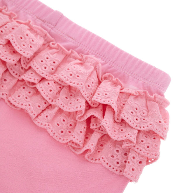 Peach sunrise baby girl t-shirt and short set 5 – Image 3