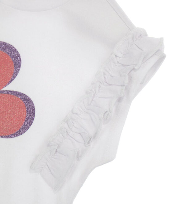 Daisy crazy baby girl t-shirt with ruffles 10 – Image 7