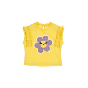 Daisy crazy baby girl t-shirt with ruffles 10