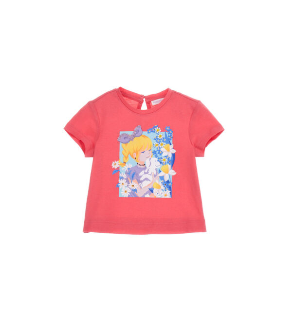 Daisy crazy baby girl short sleeve t-shirt 7 – Image 4